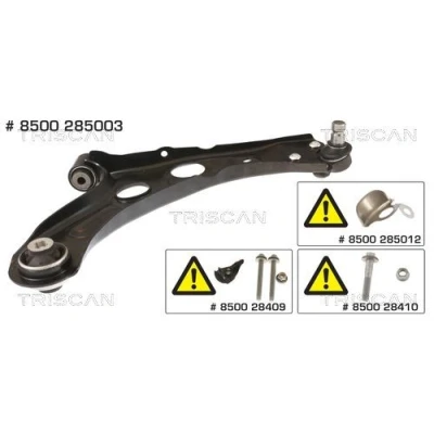 Imagem de TRISCAN 8500 285003 Braço de suspensão com articulação suspensão/guia, apoio borracha transversal 20 OPEL: Corsa F Hatchback