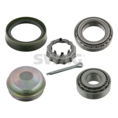Imagem de SWAG 30 92 6568 Kit de Rolamento roda Eixo traseiro esquerdo, direito com material montagem 45 rolos cónicos