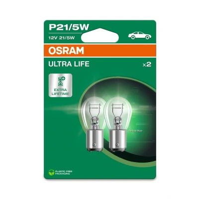Imagem de OSRAM 7528ULT 2BL Lâmpada 12V 21/5W P21/5W
