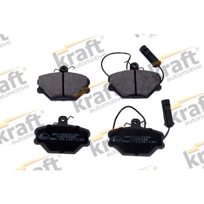Imagem de KRAFT 6003190 Jogo de pastilhas para travão disco Eixo dianteiro incl. contacto aviso desgaste