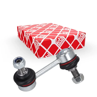 Imagem de FEBI BILSTEIN 32062 barra / escora, estabilizadora Eixo traseiro esquerdo 85 M12 x 1,25 ProKit com porca autoblocante Aço preto HYUNDAI: H 1 Van