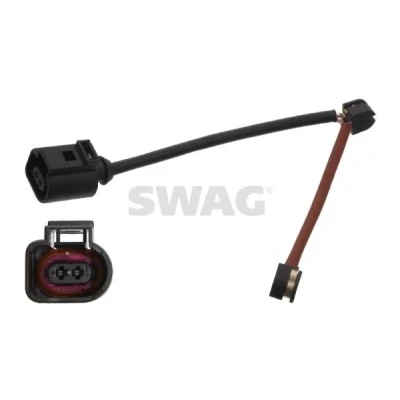 Imagem de SWAG 30 93 4496 Sensor de Desgaste Pastilha Freio Eixo traseiro esquerdo, direito PORSCHE: Panamera, Cayenne