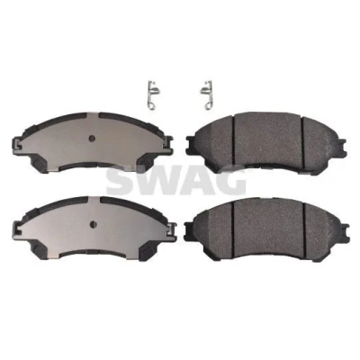 Imagem de SWAG 33 10 7150 Jogo de pastilhas para travão disco Eixo dianteiro com avisador sonoro desgaste chapa anti ruído SUZUKI: Vitara IV SUV