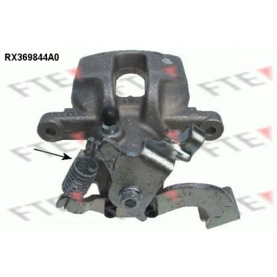Imagem de FTE 9290467 Pinça de travão cinzento Alumínio Eixo traseiro direito sem suporte TOYOTA: Auris Hatchback