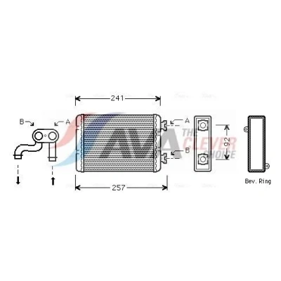 Imagem de Radiador de aquecimento *** IR PLUS AVA COOLING BWA6257