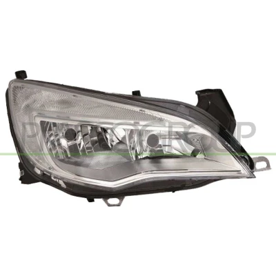 Imagem de PRASCO OP4164903 Farol Principal à direita H7/H7 crómio com motor de regulação do alcance dos faróis OPEL: Astra J Hatchback, Sports Tourer