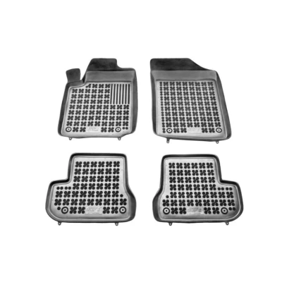 Imagem de REZAW PLAST 201216 Conjunto de tapete chão Borracha à frente e atrás 4 preto medida CITROËN: C2 Hatchback