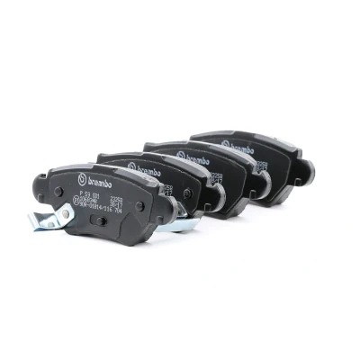Imagem de BREMBO P 59 031 Jogo de pastilhas para travão disco com avisador sonoro desgaste parafusos pinça acessórios OPEL: Zafira A