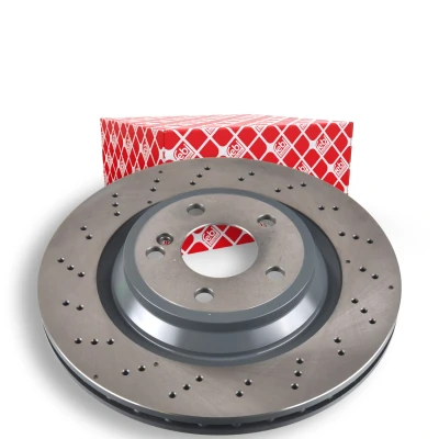 Imagem de FEBI BILSTEIN 174736 Disco de travão Eixo traseiro 320 24 5 112 perfurado/ventilado revestido MERCEDES BENZ: SL Cabrio