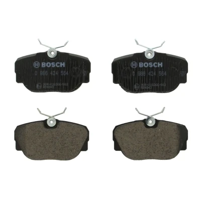 Imagem de BOSCH 0 986 424 564 Jogo de pastilhas para travão disco Baixo teor metálico com chapa anti ruído LAND ROVER: Range Rover 2, Discovery 2