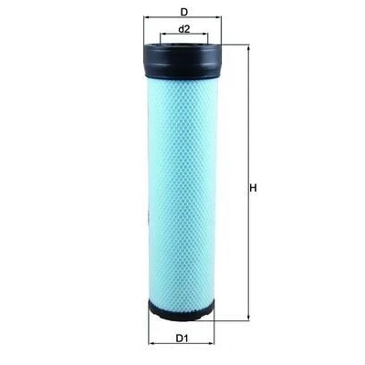Imagem de MAHLE ORIGINAL LXS 256 Filtro de ar secundário