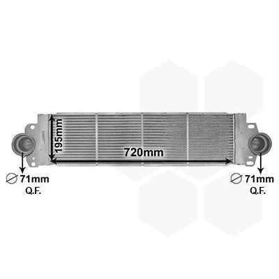 Imagem de VAN WEZEL 58004233 Intercooler