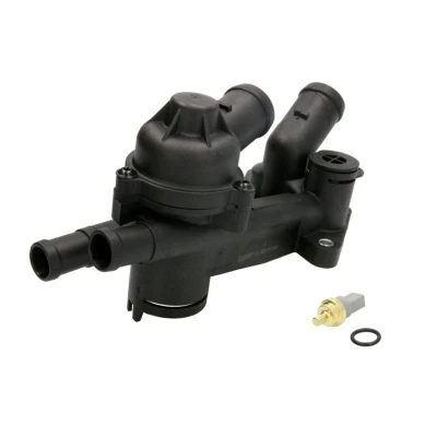 Imagem de TOPRAN 111 401 Caixa do termóstato com junta, sensor de temperadura termóstato, tampa, parafusos VOLKSWAGEN: Polo IV Hatchback