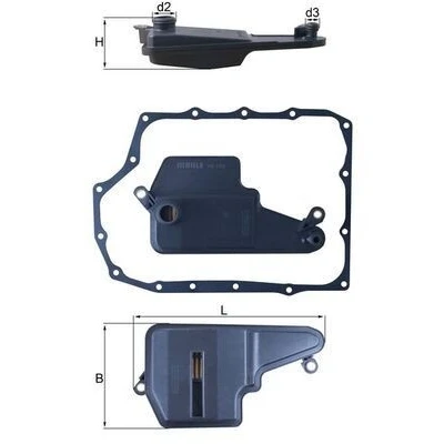Imagem de MAHLE ORIGINAL HX 193D Filtro de Transmissão com junta MAZDA: CX 5 I
