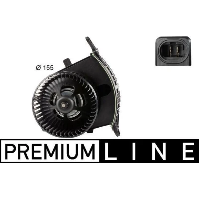 Imagem de MAHLE ORIGINAL AB 167 000P Ventilador do Habitáculo para veículos com ar condicionado de volante à esquerda/direita RENAULT: SCENIC 2