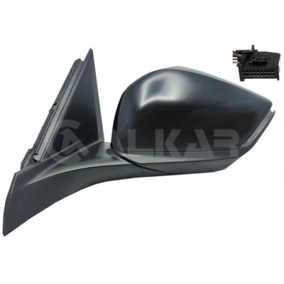 Imagem de Espelho retrovisor Alkar 6141768 esquerda elétrico aquecível, convexo para veículo com volante à