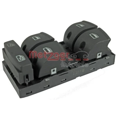 Imagem de METZGER 0916375 Interruptor, elevadores dos vidros do lado condutor AUDI: A3 Sportback, A6 C6 Avant, Q7