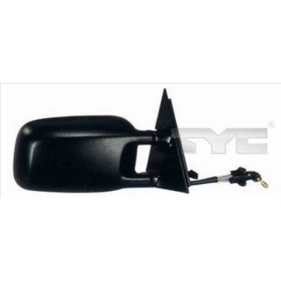 Imagem de Espelho retrovisor Tyc 337 0031 à direita preto ajuste: por cabo de aço, convexo VOLKSWAGEN: Passat B3/B4 Variant