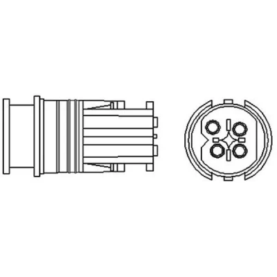 Imagem de MAGNETI MARELLI 466016355025 Sonda lambda com aquecimento 4 MERCEDES BENZ: Classe ML, C Coupe, T modell