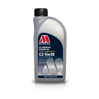 Imagem de Millers Oils Xf Premium C2 5W 30 1l Óleo do motor 6229 1 PEUGEOT: 206 Hatchback, 208 I 307 CITROËN: Saxo Hatchback