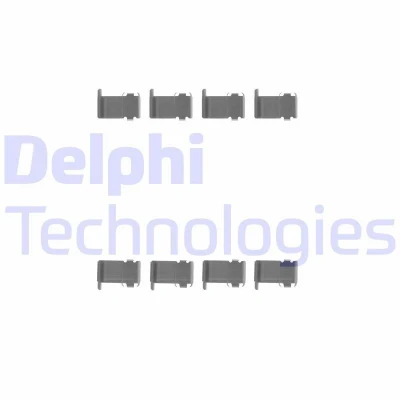 Imagem de DELPHI LX0226 Kit de acessórios, pastilhas travão MITSUBISHI: COLT 5, 4, Lancer 6 Limousine, DAIHATSU: Terios II