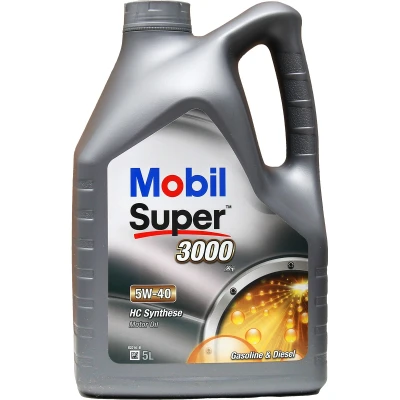 Imagem de Mobil Super 3000 X1 5W 40 5l Óleo do motor 150565 BMW: 5 Sedan, 3 Touring, X5, MERCEDES BENZ: Classe C GLA, CLK Coupe
