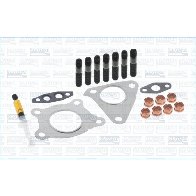Imagem de AJUSA JTC11490 Kit de montagem, turbocompressor with studs, syringe oil com juntas instruções montagem RENAULT: TRAFIC 2 Kasten