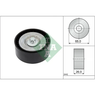 Imagem de INA 532 0630 10 Polia de Desvio MERCEDES BENZ: Classe E Sedan, C Sedan