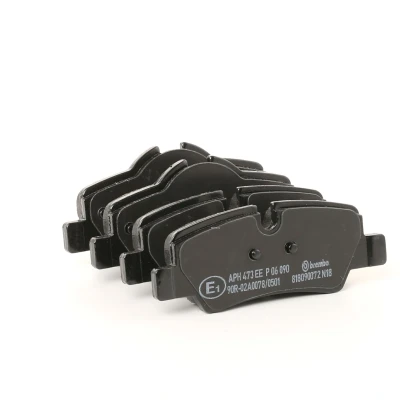 Imagem de BREMBO P 06 090 Jogo de pastilhas para travão disco preparado indicador aviso desgaste com parafusos pinça acessórios
