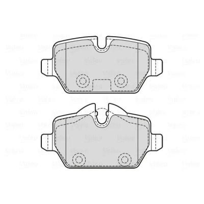 Imagem de VALEO 601731 Jogo de pastilhas para travão disco MINI: Countryman, Paceman