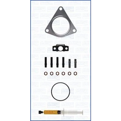 Imagem de AJUSA JTC11833 Kit de montagem, turbocompressor with studs, syringe oil com juntas instruções montagem AUDI: A5 B8 Coupe