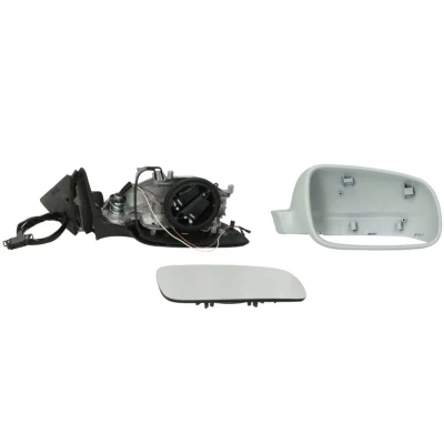 Imagem de espelho retrovisor Tyc 332 0021 à direita com subcapa convexo, aquecível, Caixa do pequena, para regulação eléctrica dos espelhos