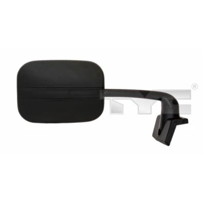 Imagem de espelho retrovisor Tyc 305 0011 de ambos os lados preto convexo, para regulação manual do