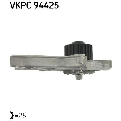 Imagem de SKF VKPC 94425 Bomba de água 25 com juntas Metal para accionamento da correia dentada MAZDA: Série B Pick up, 626 III Sedan, KIA: Sportage I