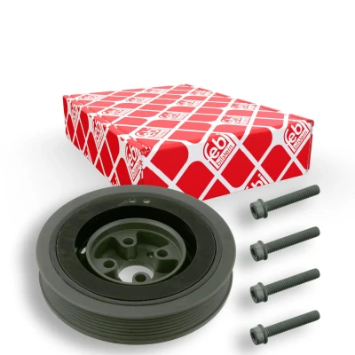 Imagem de FEBI BILSTEIN 33566 Polia da Cambota 6PK 161 5 com parafusos ProKit VOLKSWAGEN: Transporter 4 Bus, 4, Sharan I, AUDI: A6 C4 Sedan