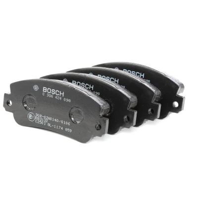 Imagem de BOSCH 0 986 424 098 Jogo de pastilhas para travão disco Baixo teor metálico FIAT: Uno Hatchback, Panda I SEAT: Marbella Hatchback
