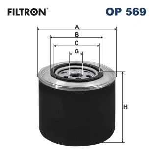 Imagem de Filtro de óleo filtron op569