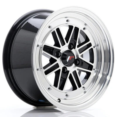 Imagem de Jante de alumínio japan racing jr31 7.5x15 4x100 et20 preto brilhante
