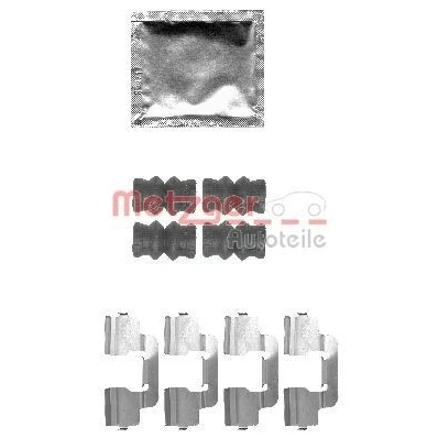 Imagem de METZGER 109 1797 Kit de acessórios, pastilhas travão PEUGEOT: 3008 I, 5008 508 I SW