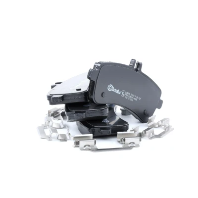 Imagem de BREMBO P 50 132 Jogo de pastilhas para travão disco preparado indicador aviso desgaste com parafusos pinça acessórios