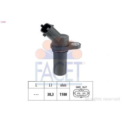Imagem de FACET 9.0681 Gerador de Impulsos PEUGEOT: Boxer Van, IVECO: DAILY 6 Pritsche/Fahrgestell, 5 Pritsche/Fahrgestell