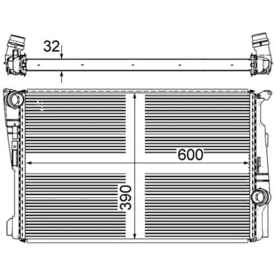 Imagem de Radiador, arrefecimento do motor MAHLE ORIGINAL CR 876 000P