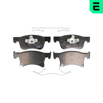 Imagem de OPTIMAL Jogo de pastilhas para travão disco Eixo dianteiro com avisador sonoro desgaste acessórios BP 12698 OPEL: Corsa E Hatchback, Adam