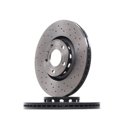 Imagem de BREMBO XTRA LINE 09.8690.1X Disco de travão 312 25 5 perfurado/ventilado revestido alto carbono com parafusos AUDI: A4 B6 Avant, Sedan