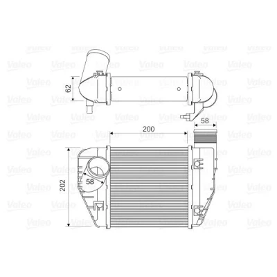 Imagem de VALEO 818326 Intercooler sem válvula de recirculação dos gases escape AUDI: A6 C6 Sedan