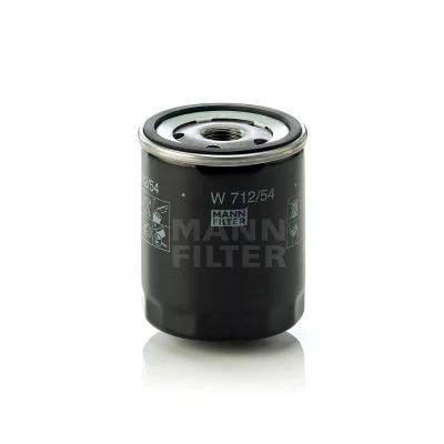 Imagem de MANN FILTER W 712/54 Filtro de óleo 3/4 16 UNF com uma válvula retenção aparafusado SKODA: Fabia 1 Combi, I Hatchback