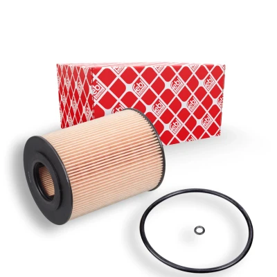 Imagem de FEBI BILSTEIN 103798 Filtro de óleo com retentor Cartucho filtrante MERCEDES BENZ: Classe E Sedan, S ML