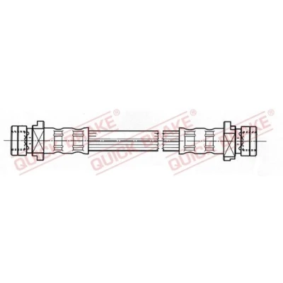 Imagem de QUICK BRAKE 27.094 Mangueira de Travão 222mm M10x1 com rosca interior HONDA: CIVIC 6 Fastback