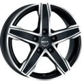 Imagem de Jante de alumínio mak king5 7.5x17 5x118 et55 preto polido mate