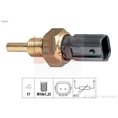 Imagem de EPS 1.830.299 Sensor da Temperatura do Líquido de Refrigeração Made in Italy OE Equivalent HONDA: Civic 7 Hatchback, Limousine